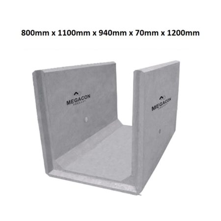 Saluran U Ditch 800 mm x 1000 mm